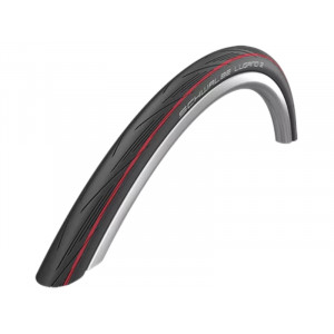 Rengas 28" Schwalbe Lugano II HS 471, Active Fold. 25-622 / 700x25C Red Stripes