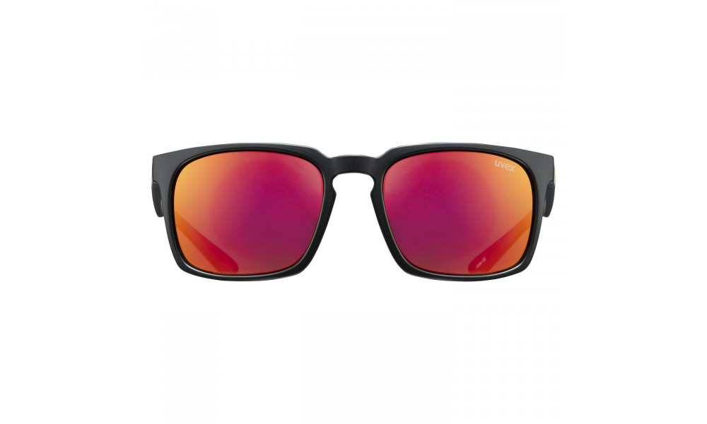 Lasit Uvex lgl 35 black mat / mirror red - 2