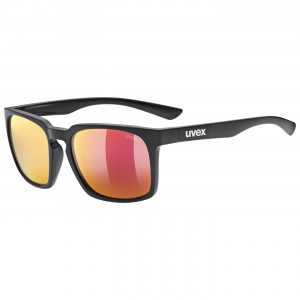 Lasit Uvex lgl 35 black mat / mirror red Lasit Uvex lgl 35 black mat / mirror red