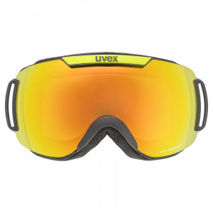 Laskettelulasit Uvex downhill 2000 CV black lime SL/orange-green