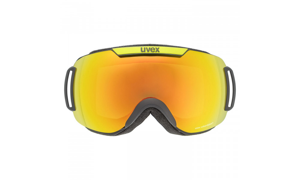 Laskettelulasit Uvex downhill 2000 CV black lime SL/orange-green - 2