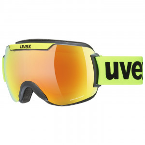 Laskettelulasit Uvex downhill 2000 CV black lime SL/orange-green