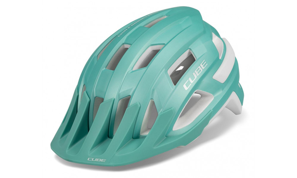 Kypärä Cube ROOK silver mint - 5