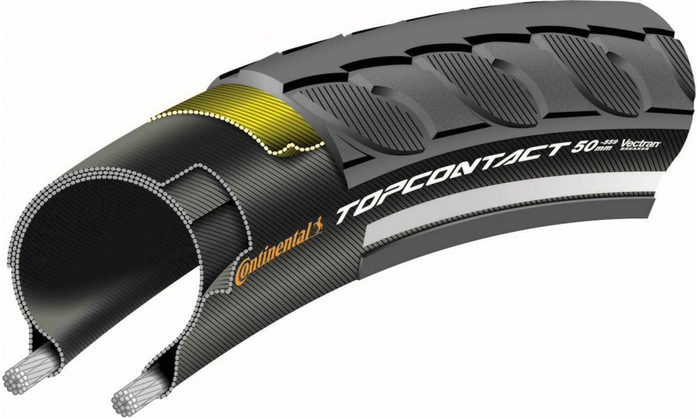 Rengas 26" Continental Top CONTACT II 50-559 taitettava - 2