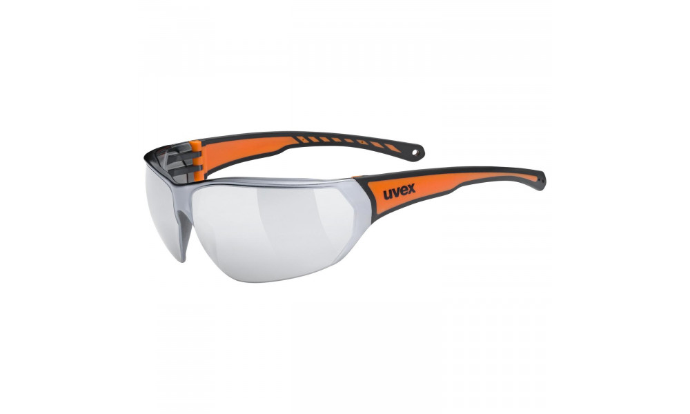 Lasit Uvex Sportstyle 204 black orange / mirror silver - 5