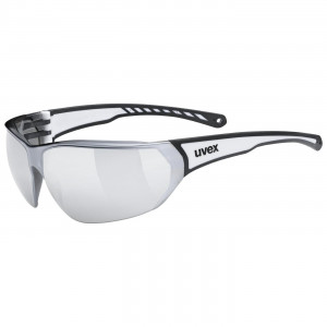 Lasit Uvex Sportstyle 204 black white / mirror silver