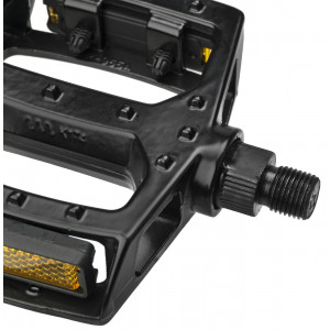Polkimet Azimut BMX Platform Alu 1/2" w/bearings and reflectors black