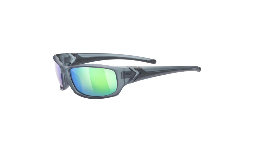 Lasit Uvex Sportstyle 211 smoke mat / mirror green - 5
