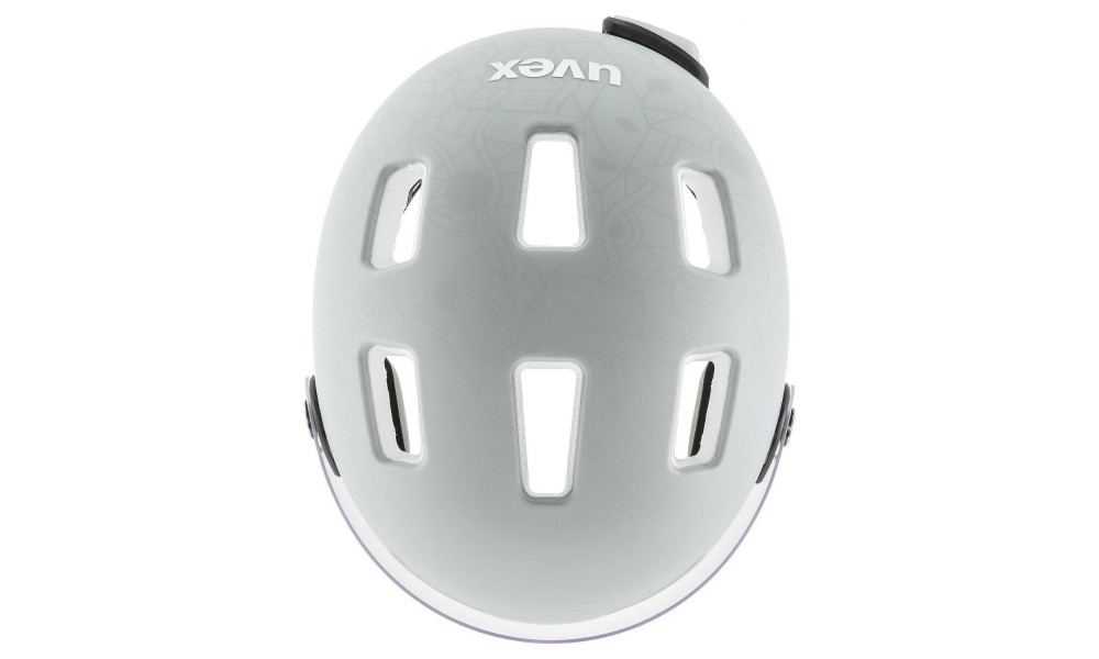 Kypärä Uvex Rush visor papyrus-grey mat - 4