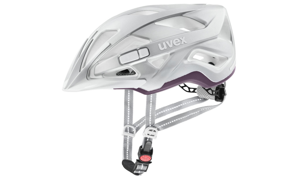 Kypärä Uvex City active silver plum mat - 6