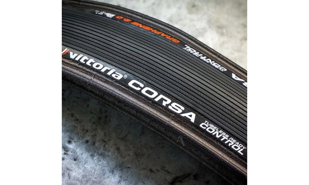 Rengas 28" Vittoria Corsa Control TLR Fold 700x28c / 28-622 black - 1