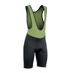 Bib-pyöräilyshortsit Northwave Origin Junior black-green forest