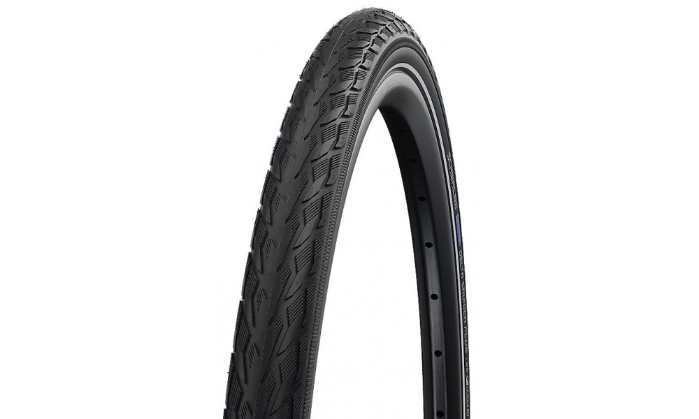 Tire 28" Schwalbe Delta Cruiser Plus HS 431, Active Wired 40-622 / 28x1.50 Black-Reflex - 3