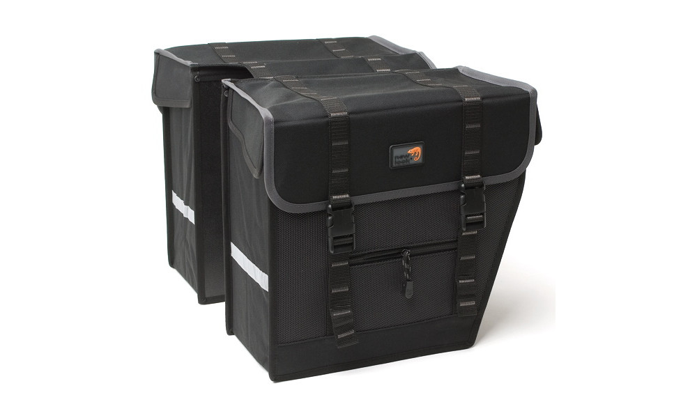 Sivulaukut New Looxs Superior Maxi Double 42L black (pari) - 1