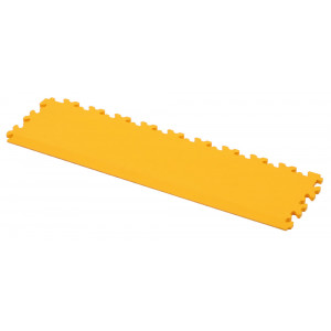 Työpajojen lattialaatta osa Cyclus Tools PVC end strip 50x13.5x0.7cm yellow (730022)