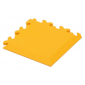 Työpajojen lattialaatta osa Cyclus Tools PVC corner strip 3.5x13.5x0.7cm yellow (730023)