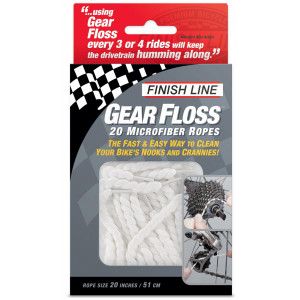 Voimansiirron puhdistusaine Finish Line Gear Floss microfiber (20 kpl.)