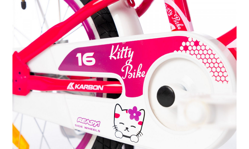 Polkupyörä Karbon Kitty 16 pink-white - 18