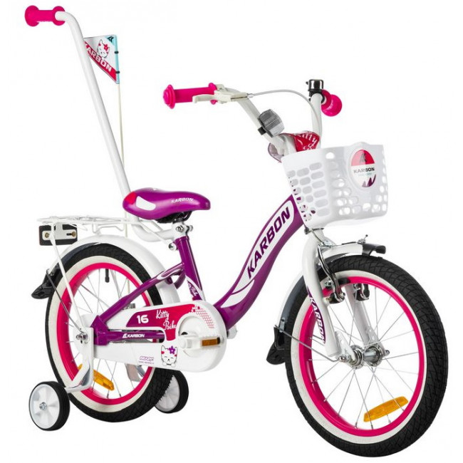 Polkupyörä Karbon Kitty 16 violet-white