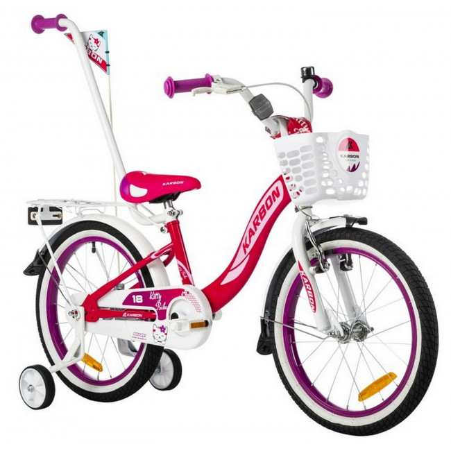 Polkupyörä Karbon Kitty 18 pink-white