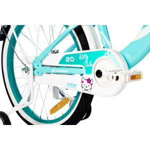 Polkupyörä Karbon Kitty 20 turquoise-white