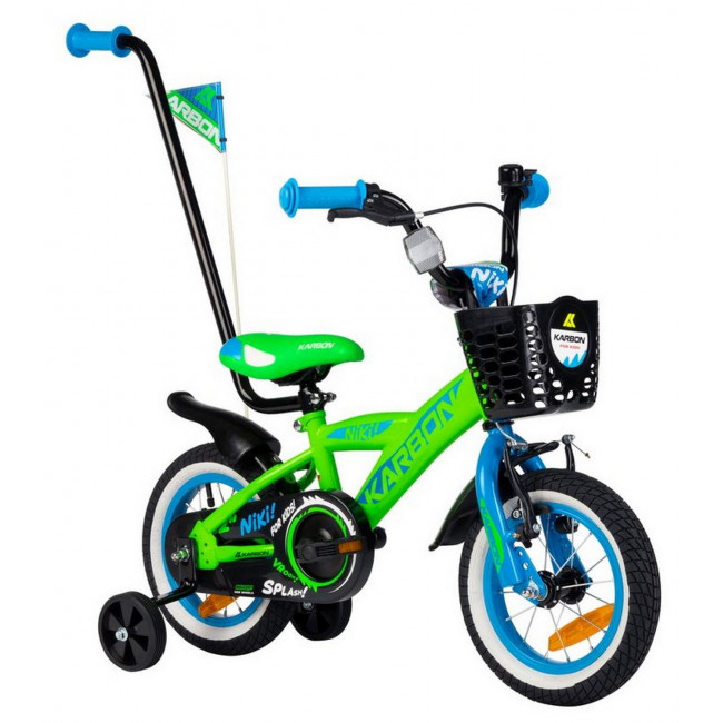 Polkupyörä Karbon Niki 12 green-blue