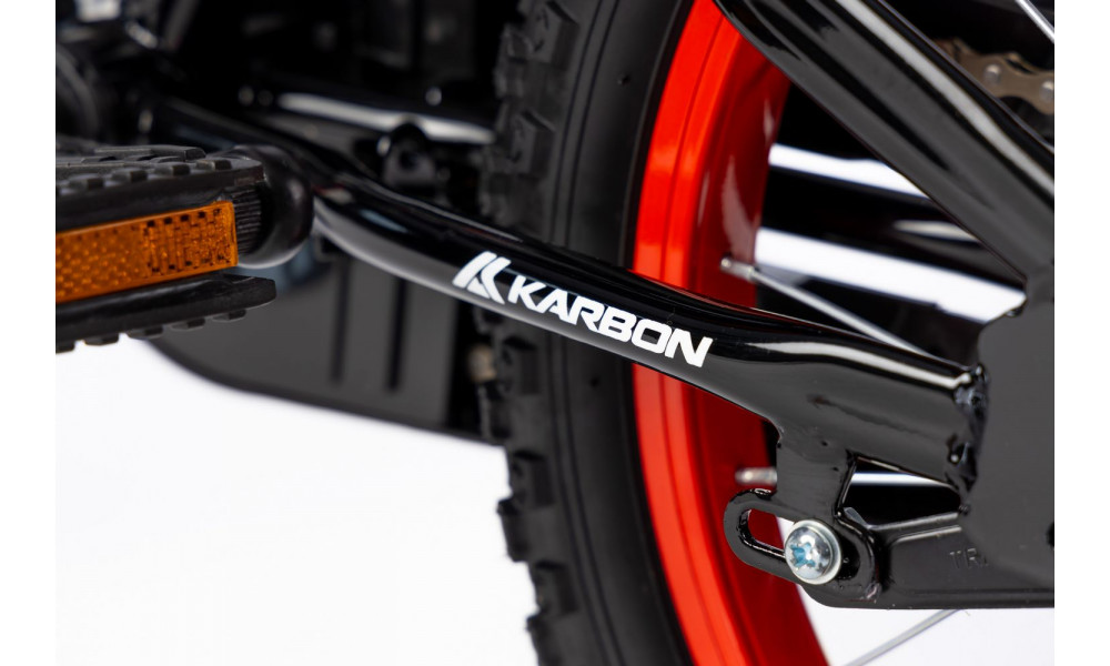 Polkupyörä Karbon Alvin 16 black-red - 5