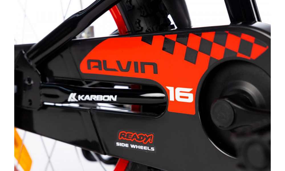 Polkupyörä Karbon Alvin 16 black-red - 8