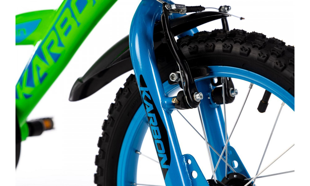 Polkupyörä Karbon Alvin 16 green-blue - 11