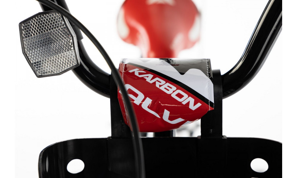 Polkupyörä Karbon Alvin 18 black-red - 5