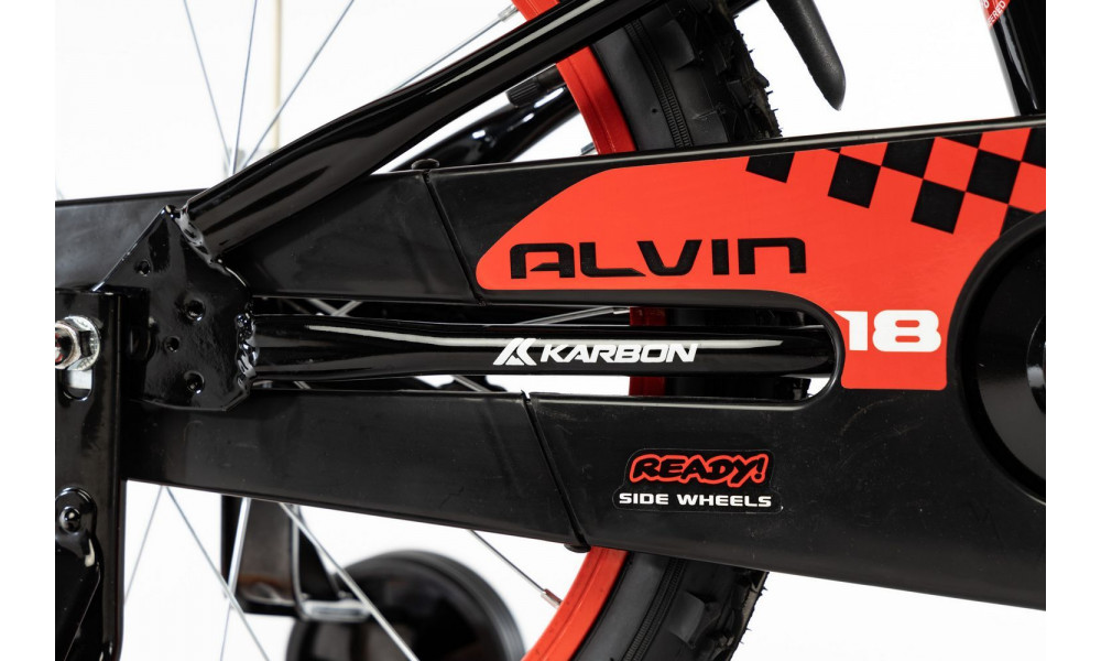 Polkupyörä Karbon Alvin 18 black-red - 9