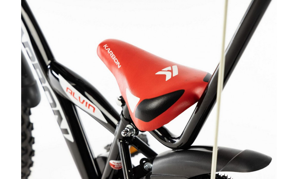 Polkupyörä Karbon Alvin 18 black-red - 12