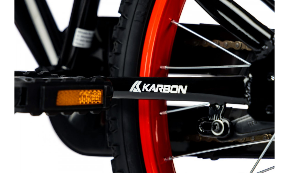 Polkupyörä Karbon Alvin 20 black-red - 8