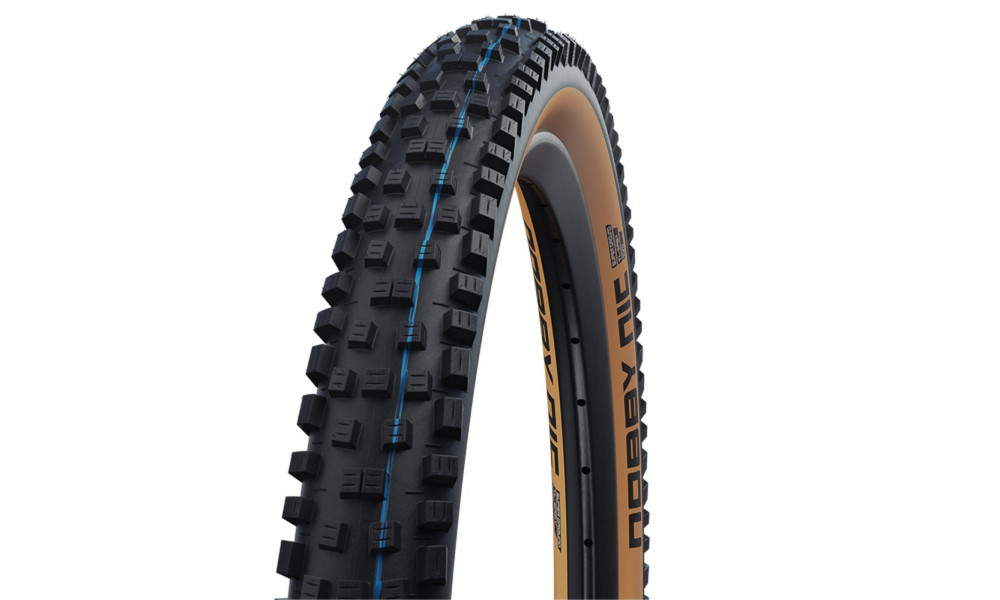Rengas 27.5" Schwalbe Nobby Nic HS 602 Evo Fold TLE 62-584 / 27.5x2.40 Super Ground Addix SpeedGrip Bronze 