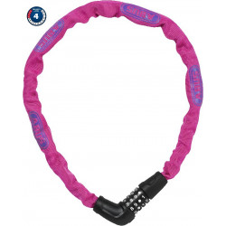 Lukko Abus Steel-O-Chain 5805C/75 pink