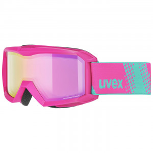 Laskettelulasit Uvex flizz FM pink dl/pink clear-rose