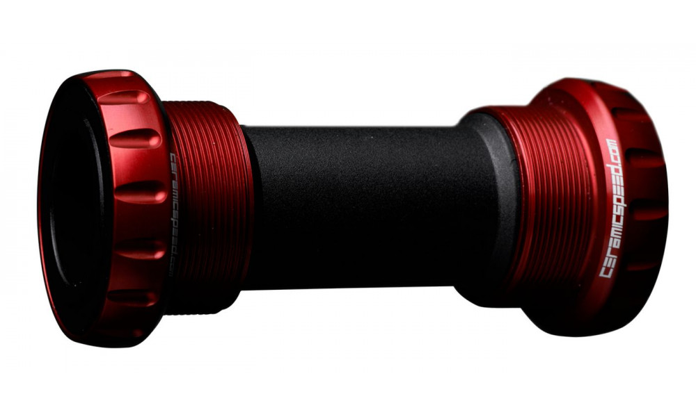 Keskiö CeramicSpeed ITA Road Coated 70mm for Shimano/FSA/Rotor 24mm red (101326) 