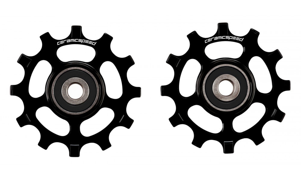 Takavaihtajan rissapyörät CeramicSpeed for SRAM 12s AXS Road Alloy 607 stainless steel black (107483) 