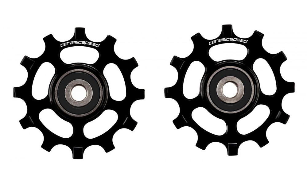 Takavaihtajan rissapyörät CeramicSpeed for SRAM 12s AXS Road Coated Alloy 607 black (107485) 