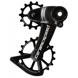 Takavaihtajan rissapyörät CeramicSpeed Oversized X for SRAM Eagle AXS Alloy 607 stainless steel black (107002)