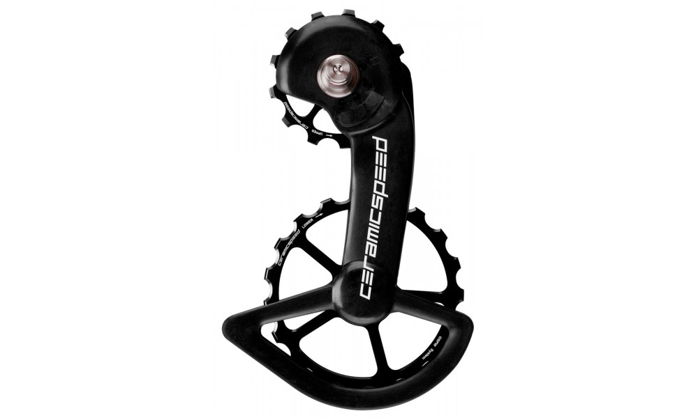 Takavaihtajan rissapyörät CeramicSpeed Oversized for Shimano 9100/R8000 Series Coated Alloy 607 black (106317) 