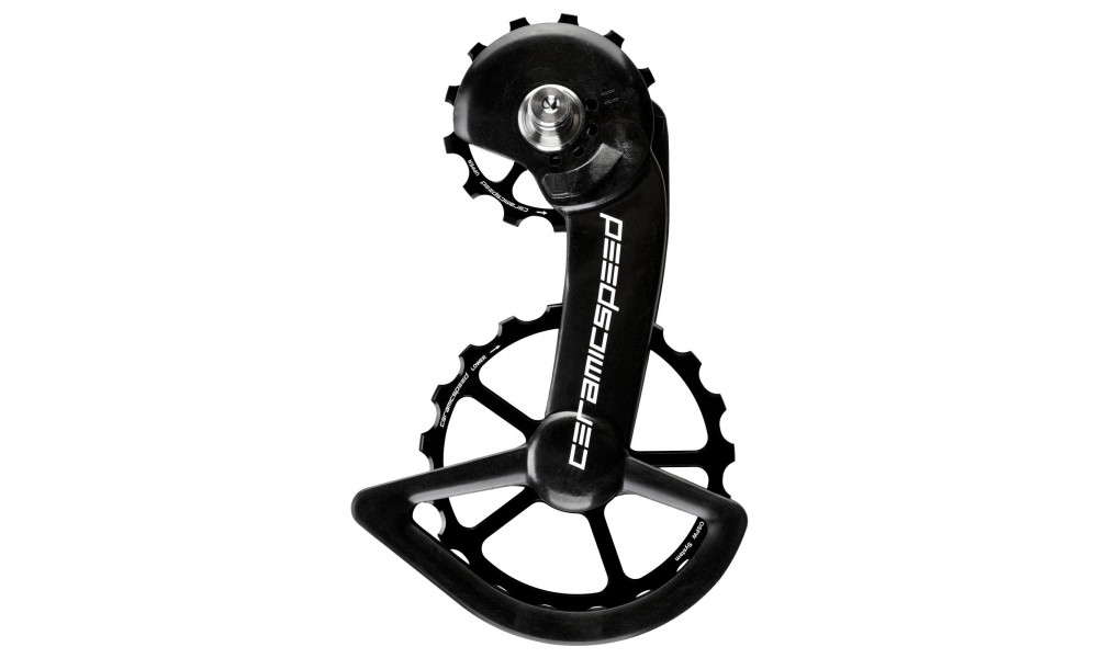 Takavaihtajan rissapyörät CeramicSpeed Oversized for Shimano 9250/8150 Series Coated Alloy 607 black (110497) 