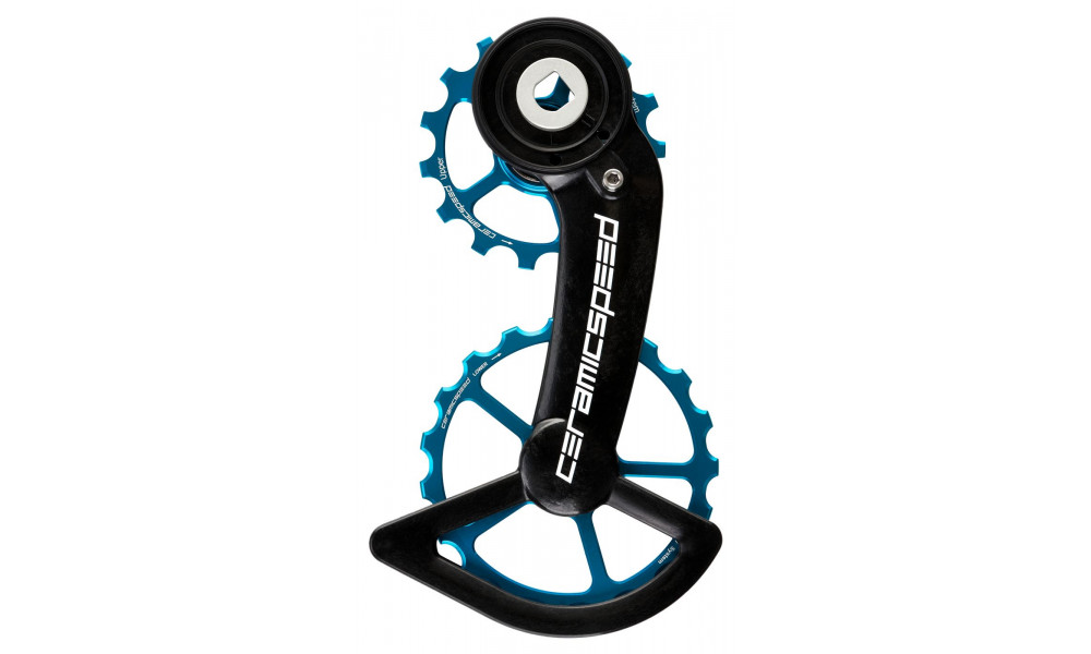 Takavaihtajan rissapyörät CeramicSpeed Oversized for SRAM Red/Force AXS Coated Alloy 607 blue (110570) 