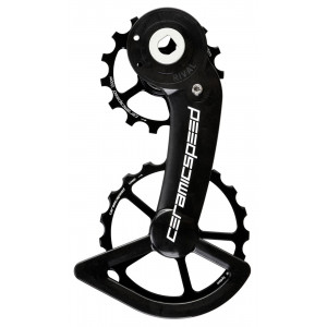 Takavaihtajan rissapyörät CeramicSpeed Oversized Alloy 607 Coated black (110675)