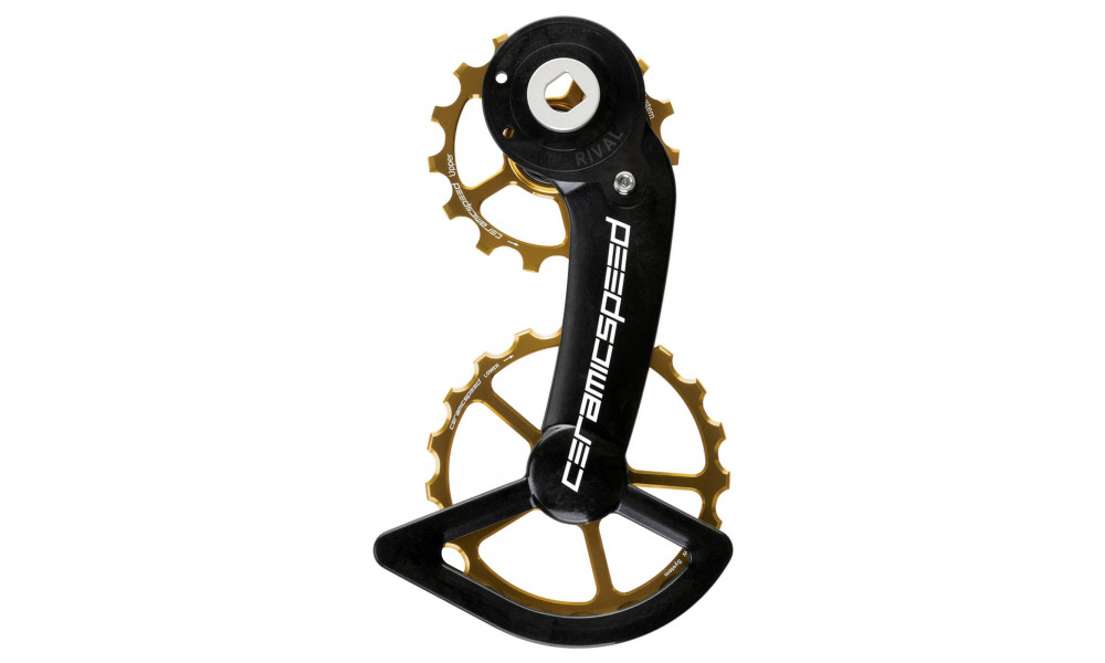 Takavaihtajan rissapyörät CeramicSpeed Oversized Alloy 607 Coated gold (110681) 