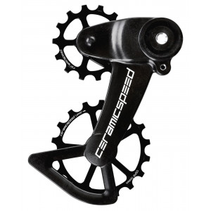 Takavaihtajan rissapyörät CeramicSpeed Oversized X for SRAM Eagle Mechanical Coated Alloy 607 black (106967)