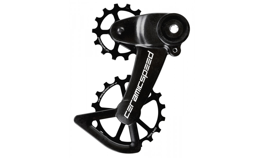 Takavaihtajan rissapyörät CeramicSpeed Oversized X for SRAM Eagle Mechanical Coated Alloy 607 black (106967) 