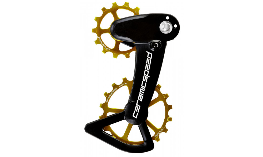 Takavaihtajan rissapyörät CeramicSpeed Oversized X for Shimano 12s XT/XTR Coated Alloy 607 gold (108177) 