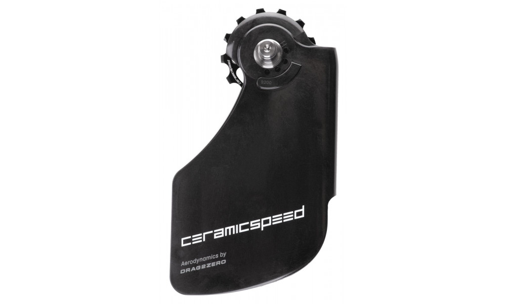 Takavaihtajan rissapyörät CeramicSpeed Oversized Aero for Shimano 9250/8150 Coated Alloy 607 black (110909) 