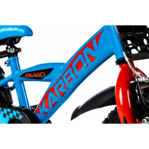 Polkupyörä Karbon Alvin 18 blue-red